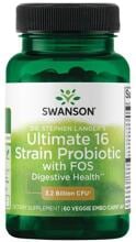 Swanson Dr. Stephen Langer"s Ultimate 16 Strain Probiotic with FOS, 60 Kapseln