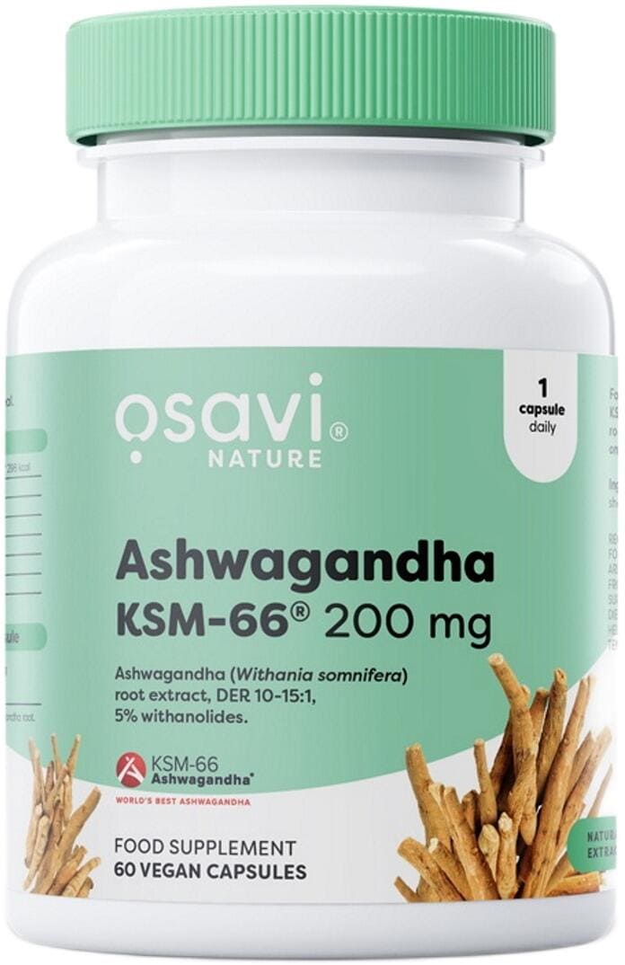 Osavi Ashwagandha KSM-66 - 200 mg, 60 Kapseln
