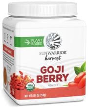 Sunwarrior Goji Berry Organic, 250 g Dose, Unflavoured