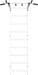 BenchK Klimmzugstange - Serie 2 / 7 - für Sprossenwand (PB2W, weiß)