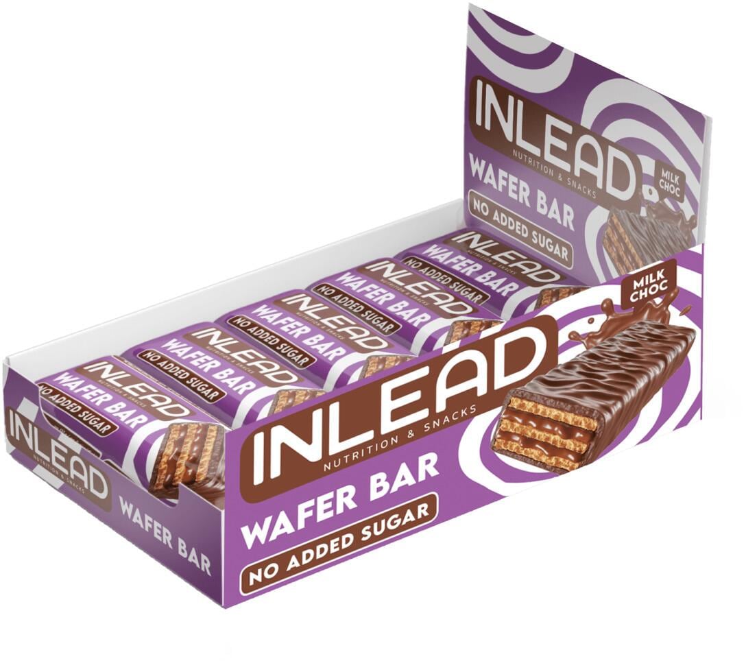 Inlead Wafer Bar, 15 x 45 g Riegel, Milk Choc