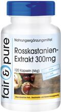fair & pure Rosskastanien-Extrakt (300 mg), 120 Kapseln Dose