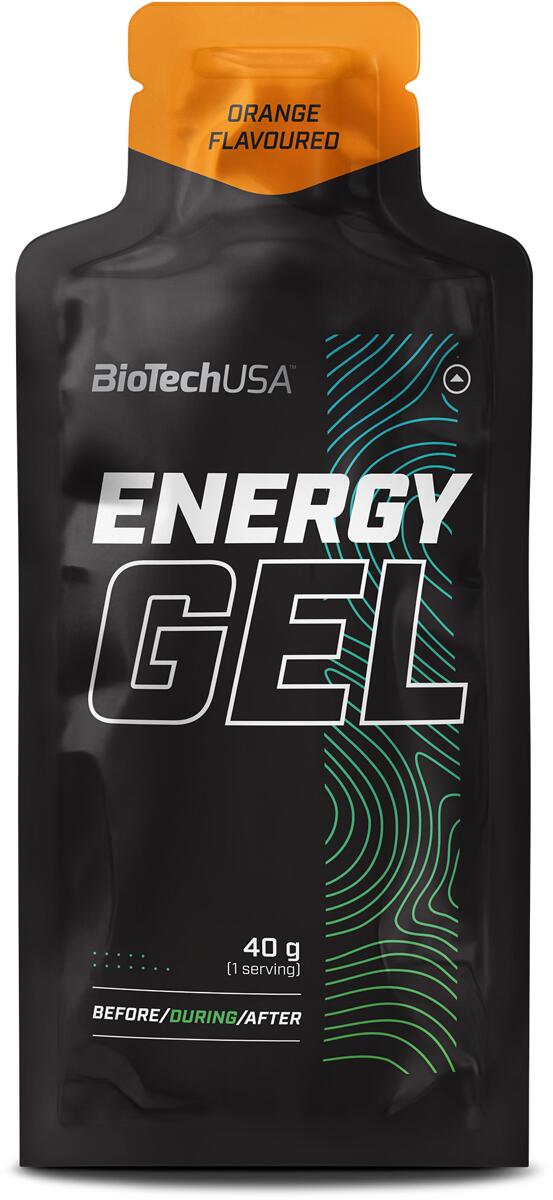 BioTech USA Energy Gel, 12 x 40 g Beutel, Orange