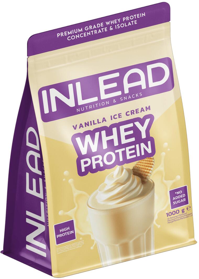 Inlead Whey Protein, 1000 g Beutel, Vanilla Ice Cream
