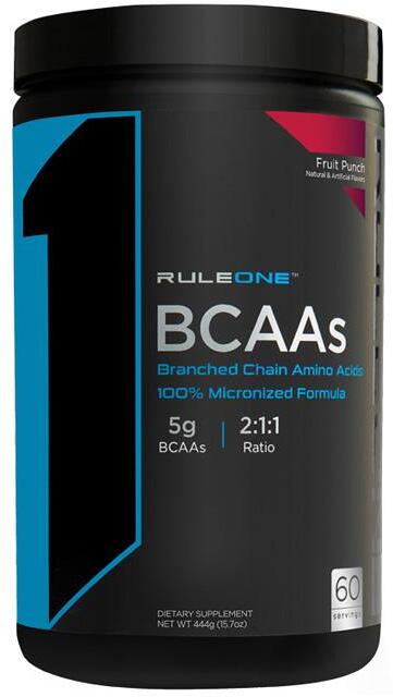 Rule1 R1 BCAAs, 452 g Dose, Fruit Punch