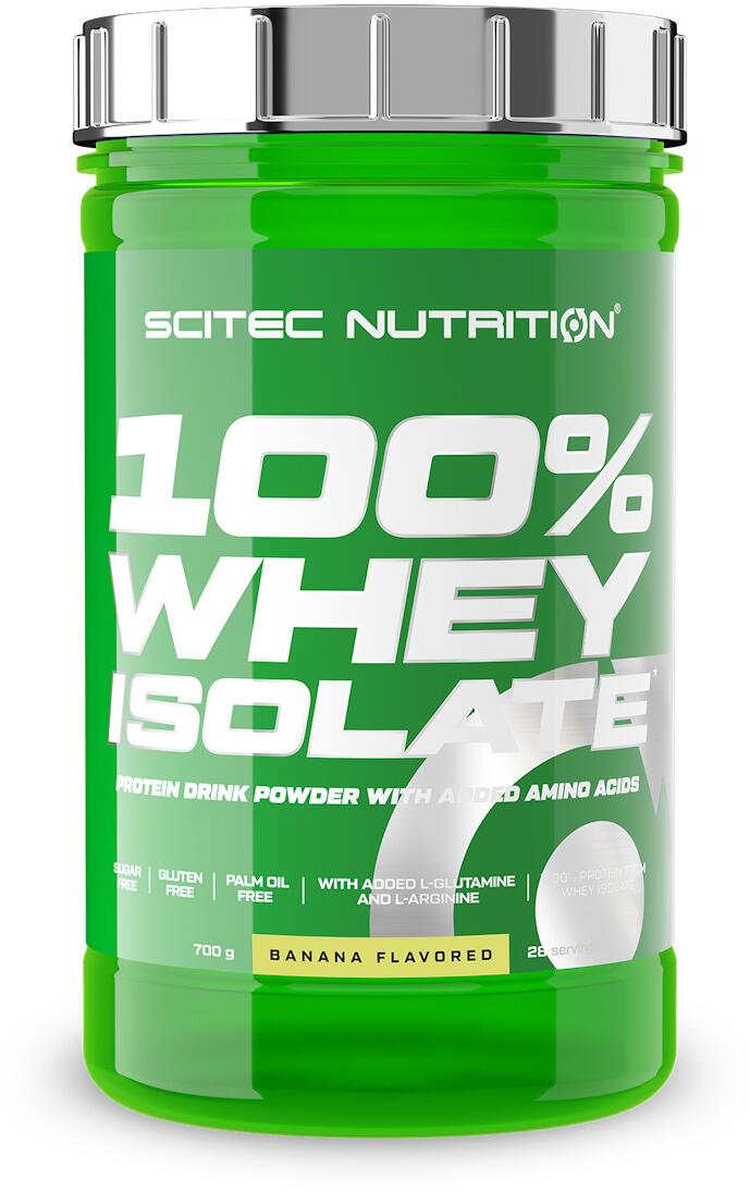Scitec Nutrition 100% Whey Isolate, 700g Dose, Banane