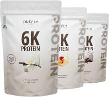 nutri+ veganes 6K Proteinpulver, 1000 g Beutel