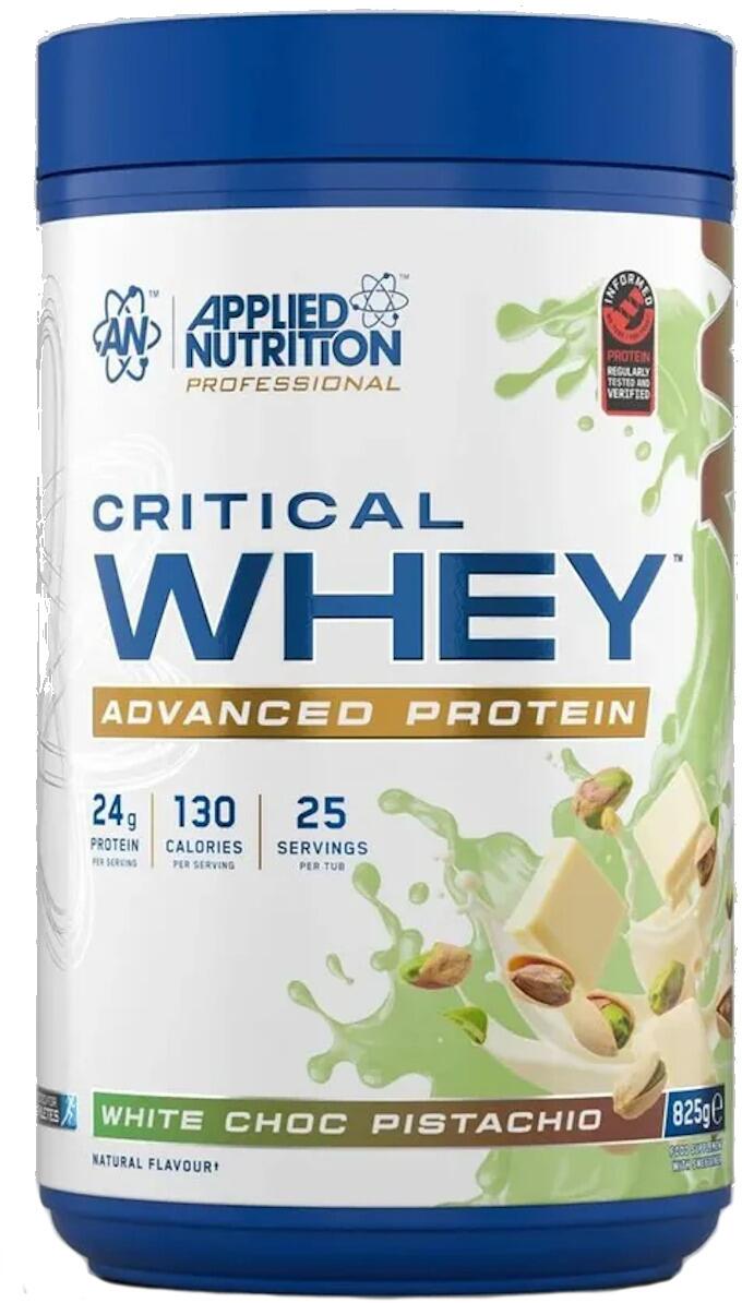 Applied Nutrition Critical Whey, 825 g Dose, White Choc Pistachio
