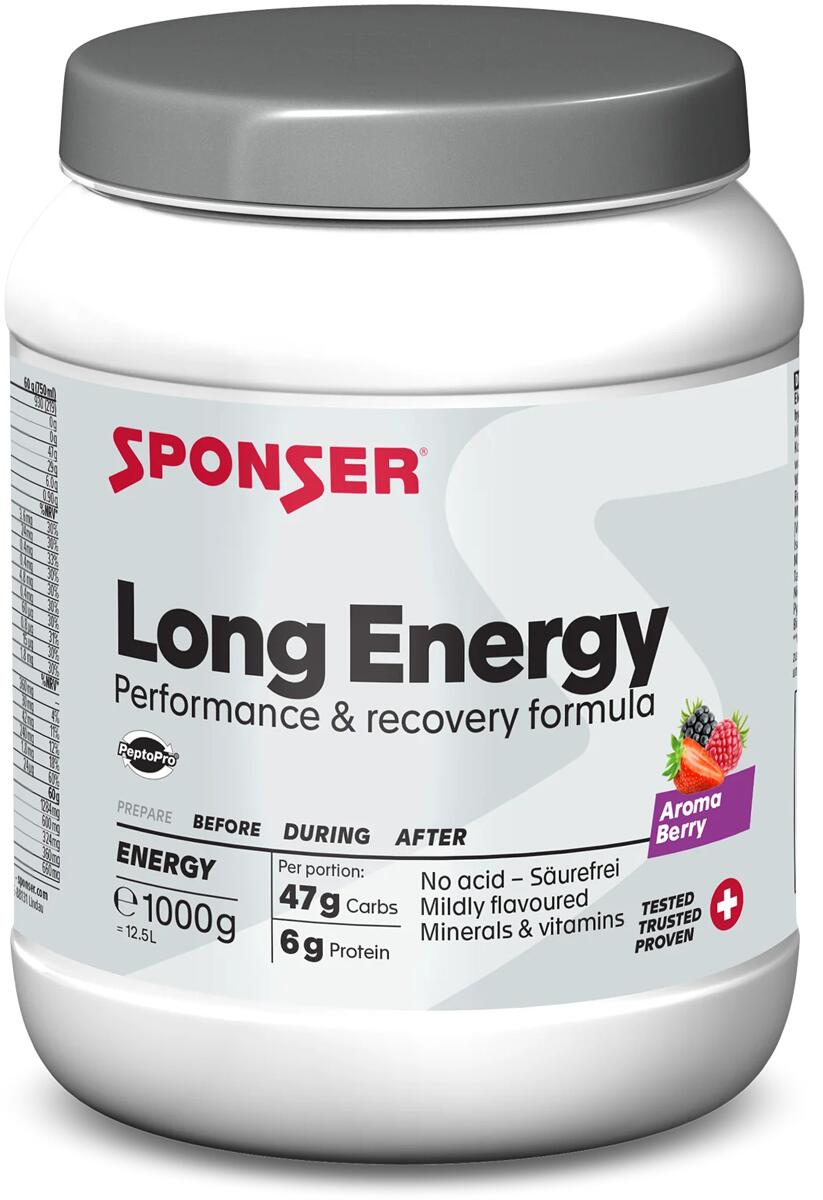 Sponser Long Energy, 1000 g Dose, Berry