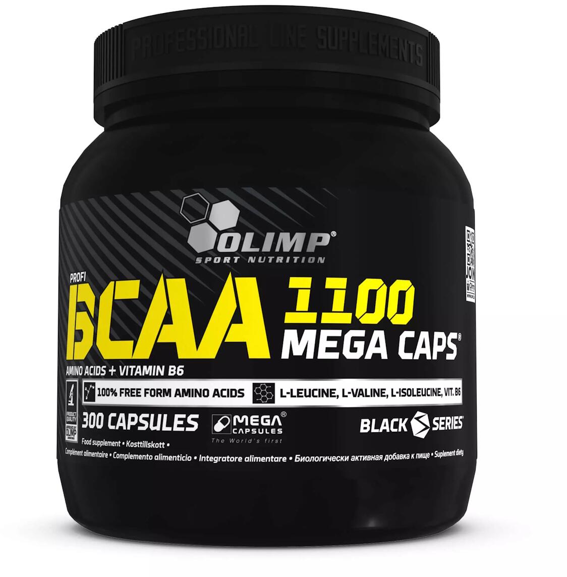 Olimp BCAA 1100 Mega Caps, 300 Kapseln