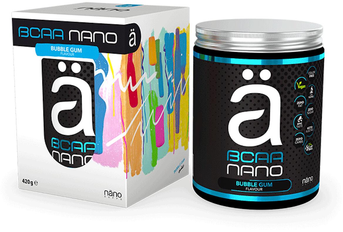 Nanosupps BCAA Nano, 420 g Dose, Bubble Gum