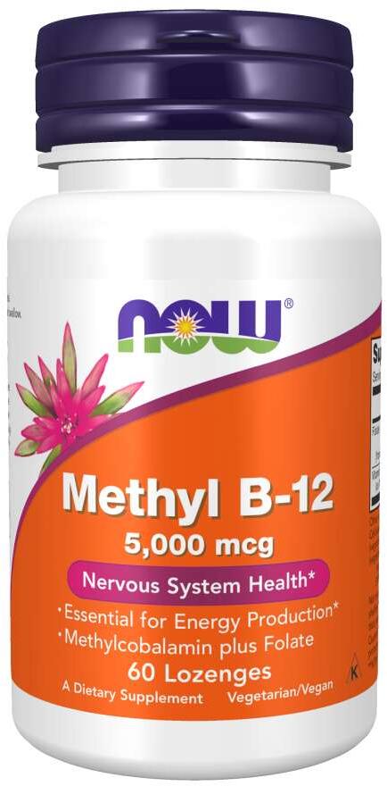 Now Foods Methyl B-12 5000 mcg, 60 Tabletten