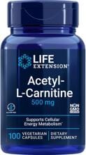 Life Extension Acetyl-L-Carnitin 500 mg, 100 vegetarische Kapseln