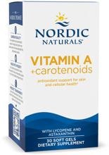 Nordic Naturals Vitamin A + Carotenoids, 30 softgels