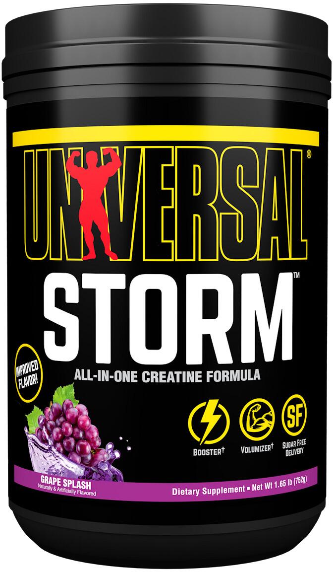 Universal Nutrition Storm, 752 g Dose, Grape Splash