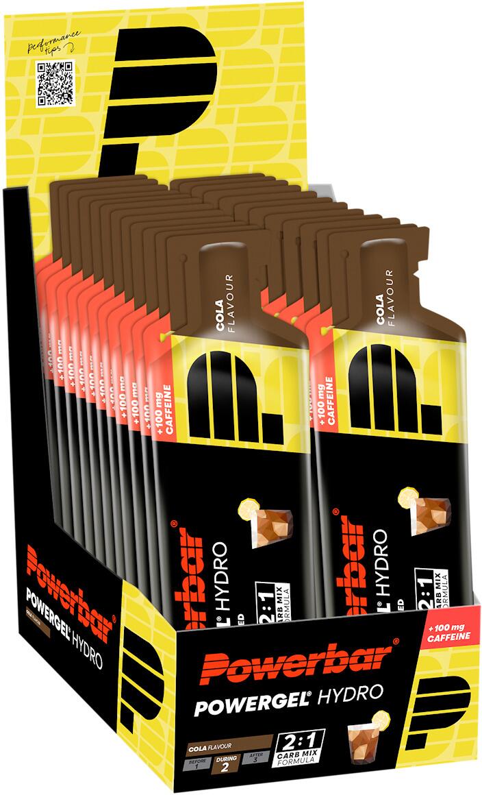 PowerBar Powergel Hydro, 24 x 67 ml Beutel, Cola mit Koffein