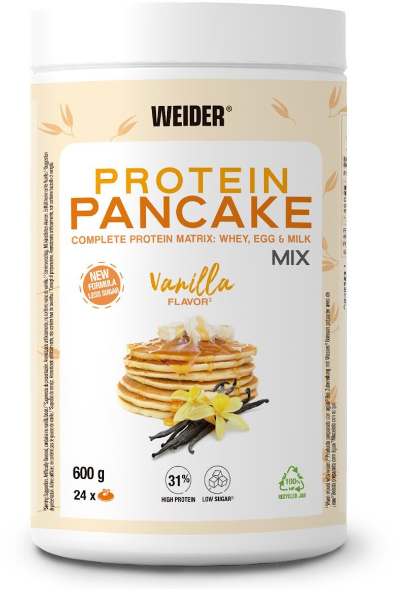 Joe Weider Protein Pancake Mix, 600 g Dose, Vanille