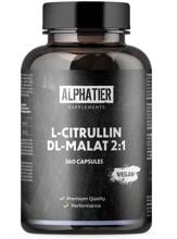 Alphatier L-Citrullin DL-Malat 2:1, 360 Kapseln