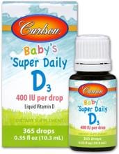 Carlson Labs Baby"s Super Daily D3, 10,3 ml Flasche