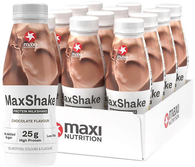 MaxiNutrition MaxShake, 12 x 330 ml Flasche (inkl. 3,- Euro Pfand), Chocolate