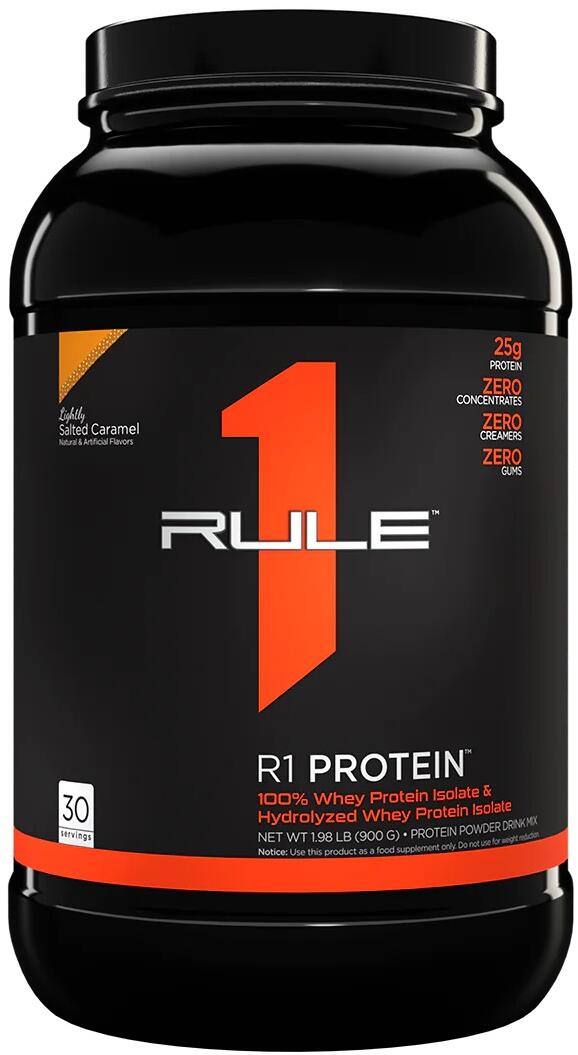 Rule1 R1 Protein, 900 g Dose, Lightly Salted Caramel