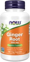 Now Foods Ginger Root 550 mg, 100 Kapseln