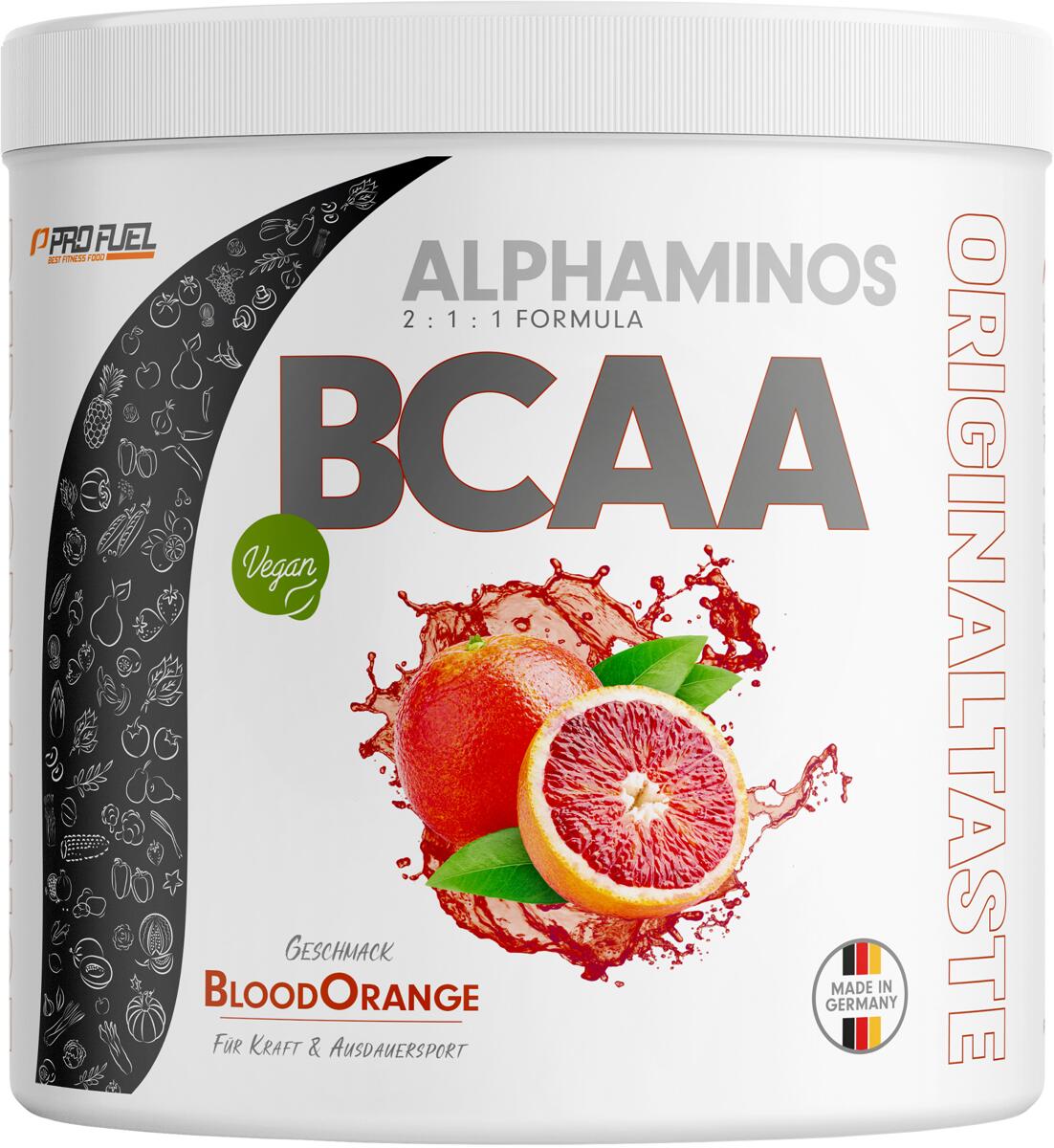 ProFuel Alphaminos BCAA, 300 g Dose, Blood Orange