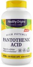 Healthy Origins Pantothenic Acid - 500 mg, 240 Kapseln