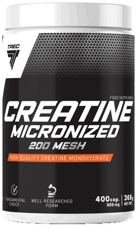Trec Nutrition Creatine Micronized 200 Mesh, 400 Kapsel Dose bei Metasport