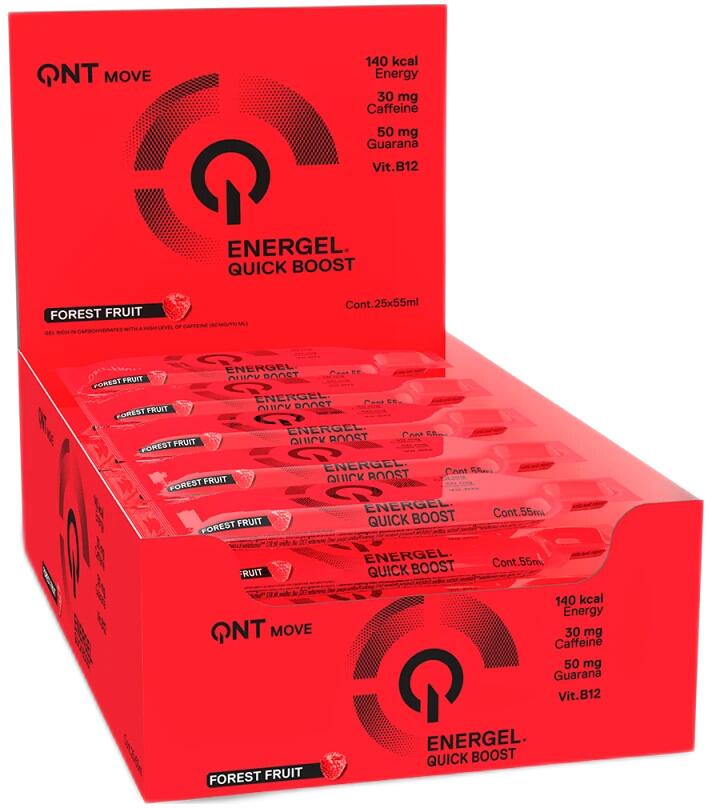 QNT Energy Gel, 25 x 55 ml Beutel, Forest Fruits
