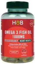Holland & Barrett Omega 3 Fish Oil - 1000 mg, 120 Kapseln