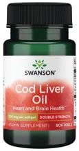 Swanson Cod Liver Oil 700 mg, Kapseln