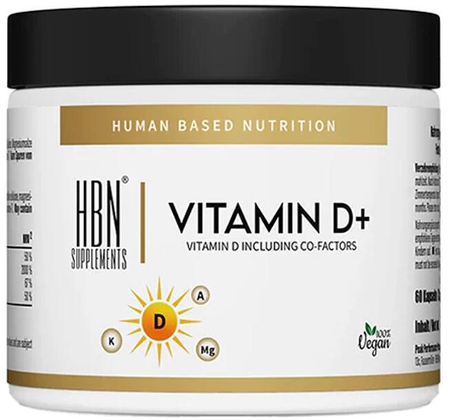 HBN Supplements Vitamin D+, 60 Kapseln