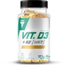 Trec Nutrition Vitamin D3 + K2 MK-7, 60 Kapsel Dose