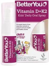 BetterYou Vitamin D+K2 Kid"s Oral Spray, 15 ml Sprühflasche