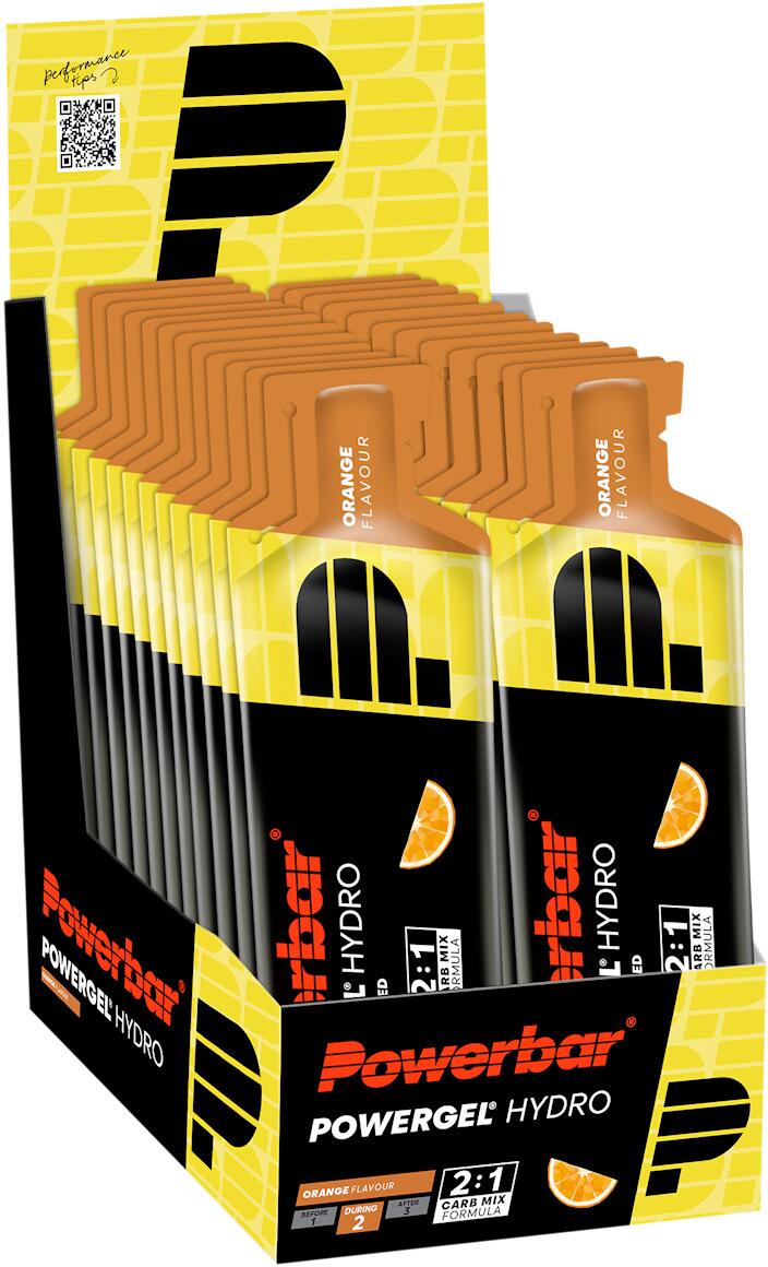 PowerBar Powergel Hydro, 24 x 67 ml Beutel, Orange