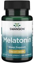 Swanson Melatonin 1 mg, 120 Kapseln