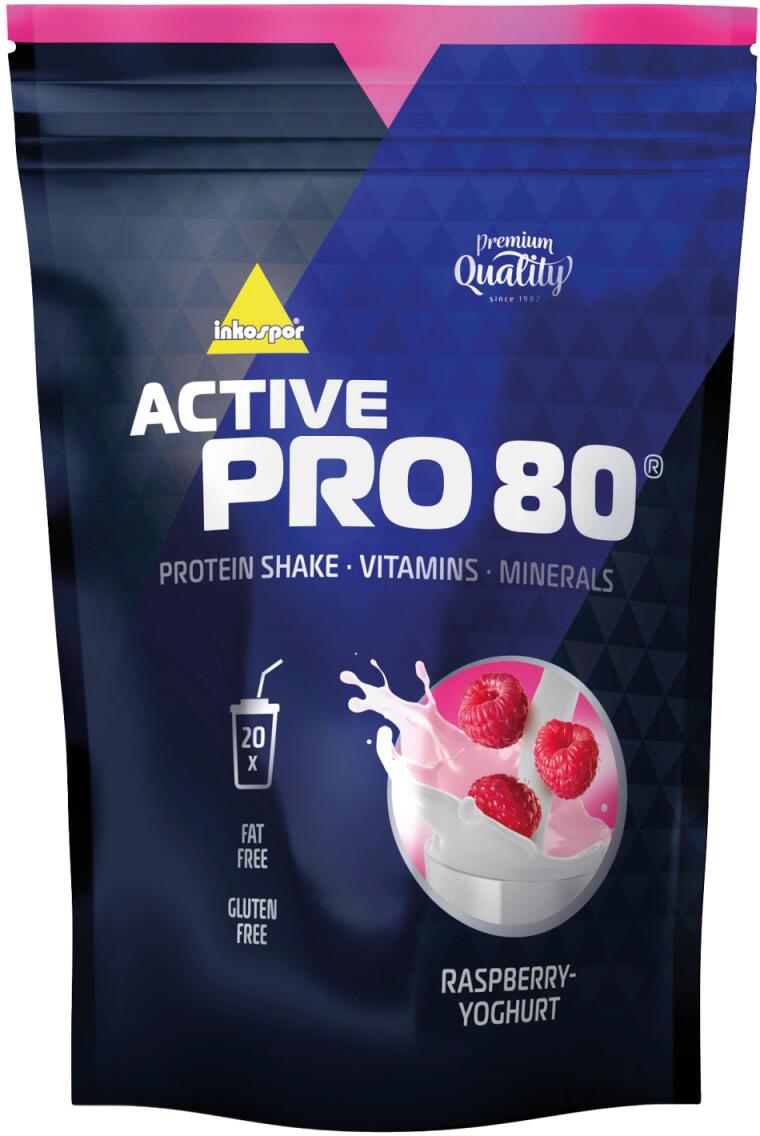 inkospor Active Pro 80, 500 g Beutel Himbeer-Joghurt