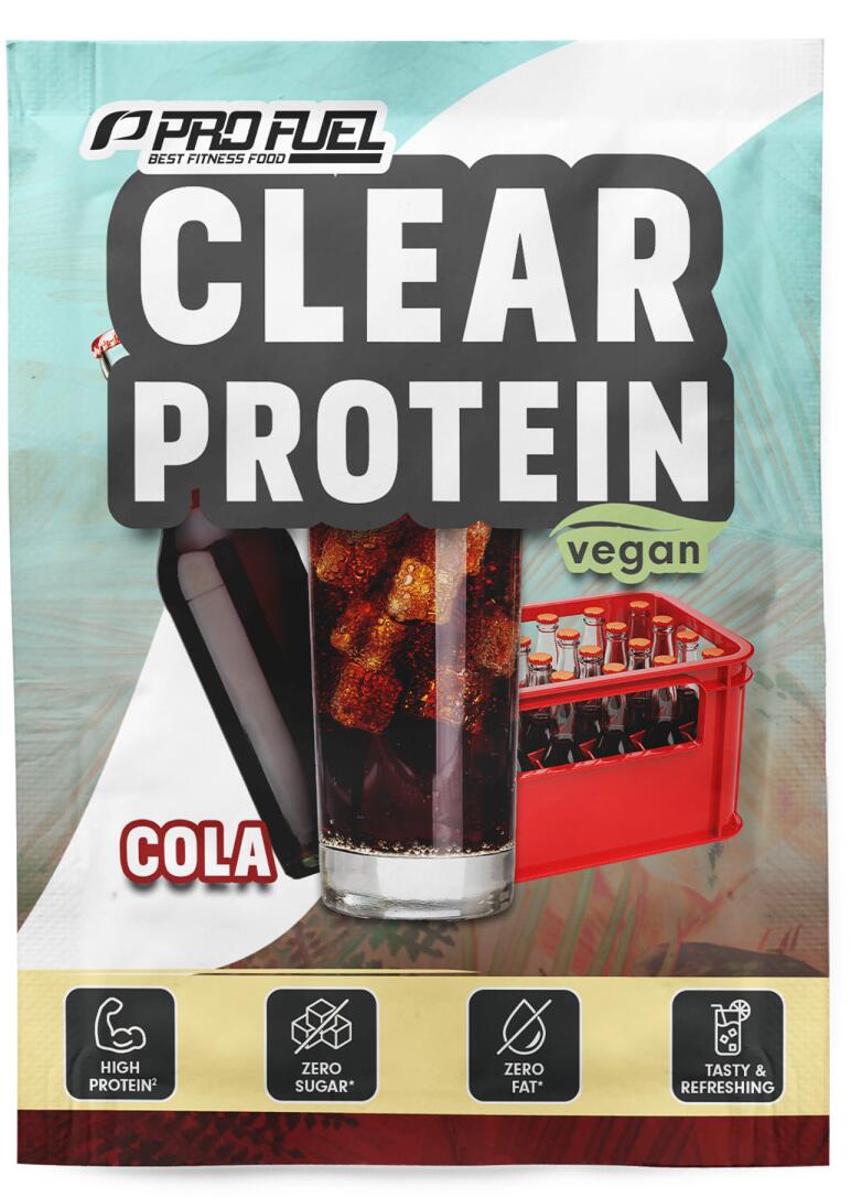 ProFuel Clear Protein Vegan, 18 g Probe, Cola