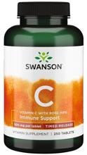Swanson Premium Time-Released C with Rose Hips 500 mg, 250 Kapseln