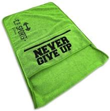 C.P. Sports Towel - Fitness Handtuch mit Tasche, neongrün