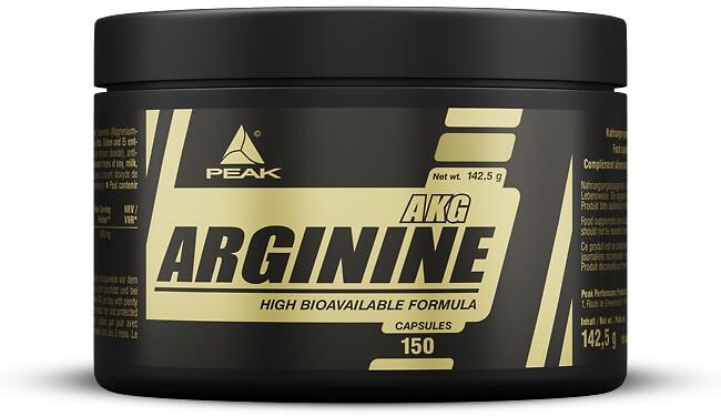 Peak Performance Arginine AKG, 150 Kapseln Dose