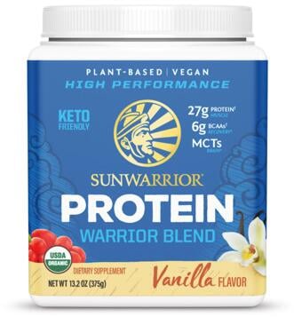 Sunwarrior Warrior Blend Protein, 375 g Dose, Vanilla