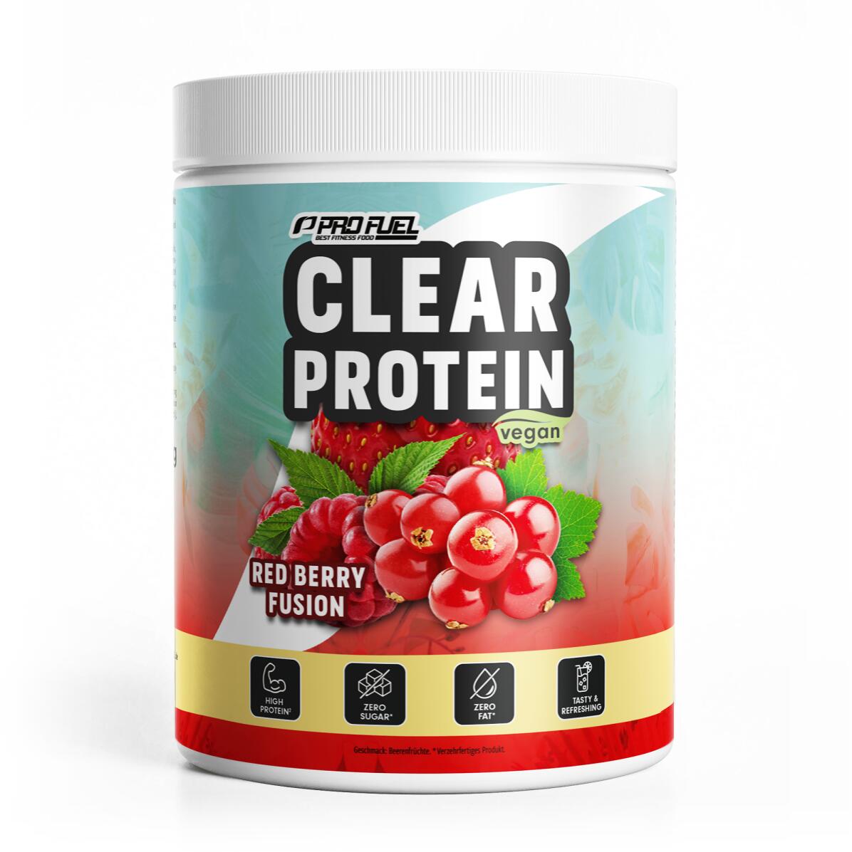 ProFuel Clear Protein Vegan, 360 g Dose, Red Berry Fusion