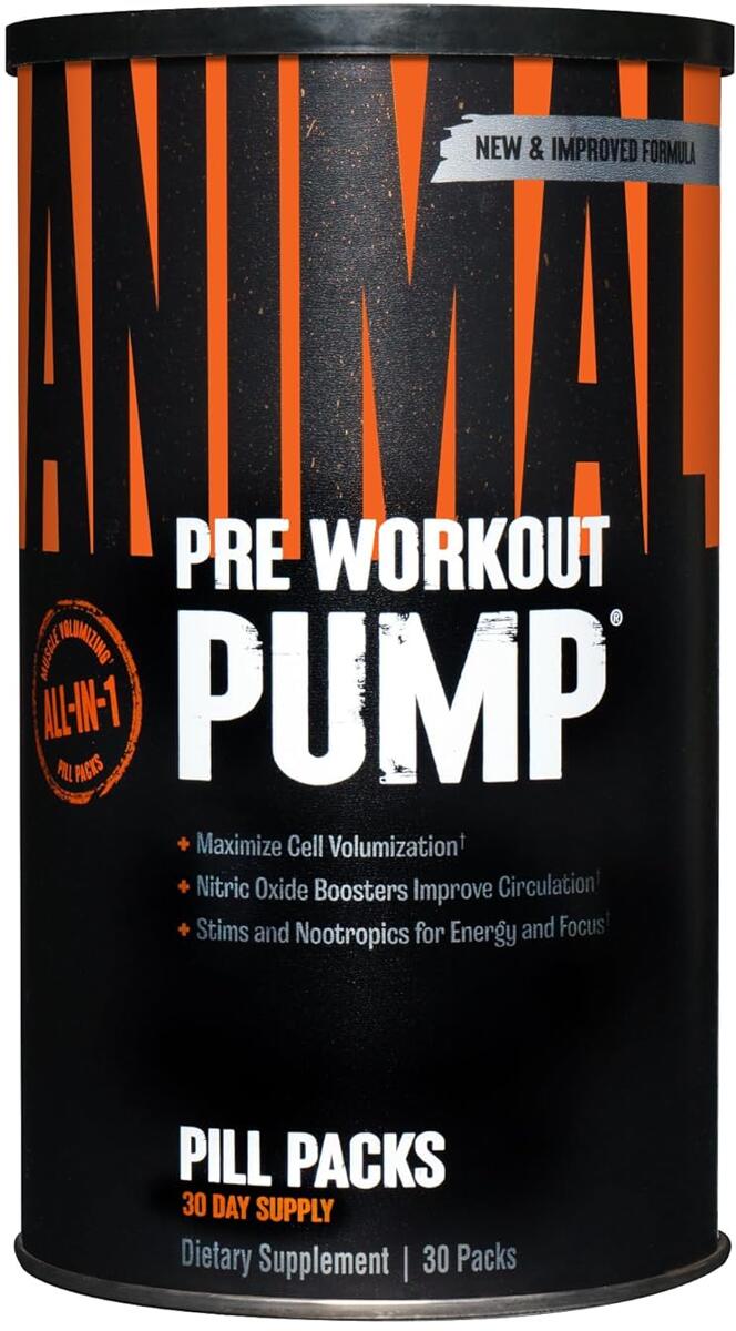 Universal Nutrition Animal Pump, 30 Packs