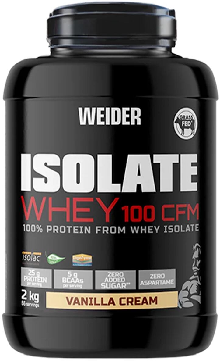 Weider Isolate Whey 100 CFM, 2000 g Dose, Vanilla Cream