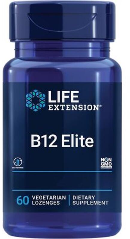 Life Extension B12 Elite Lutschtabletten, 60 Stück