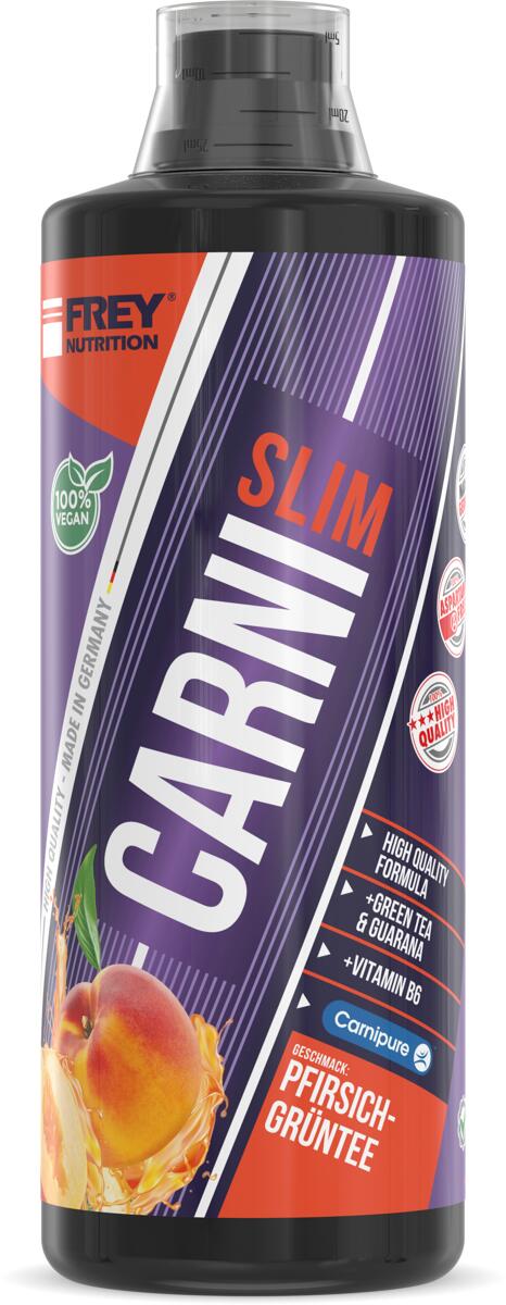 Frey Nutrition Carnislim, 1000 ml Flasche, Pfirsich-Grüntee