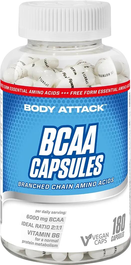 Body Attack BCAA Capsules, 180 Kapseln