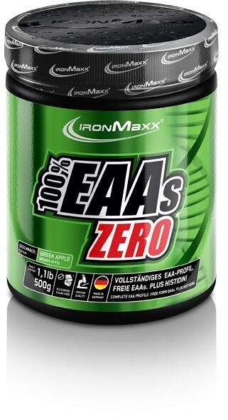 IronMaxx 100 % EAAs Zero, 500 g Dose, Green Apple